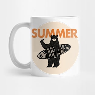 Summer ride the wave Mug